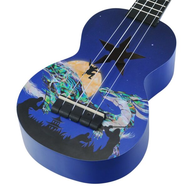Mahalo MA1NJ Art Series Ninja Soprano With Bag Ukulele