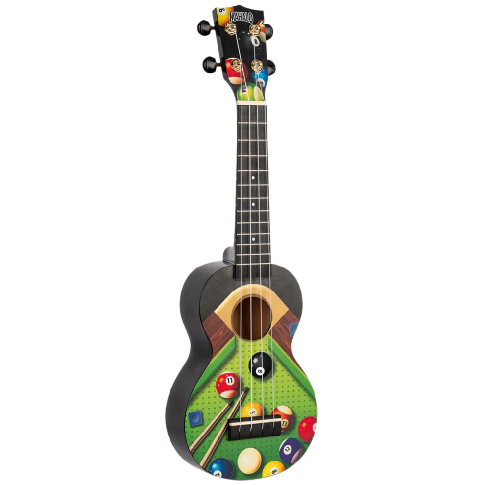 Mahalo MA1PL Art Series Pool Soprano With Bag Ukulele