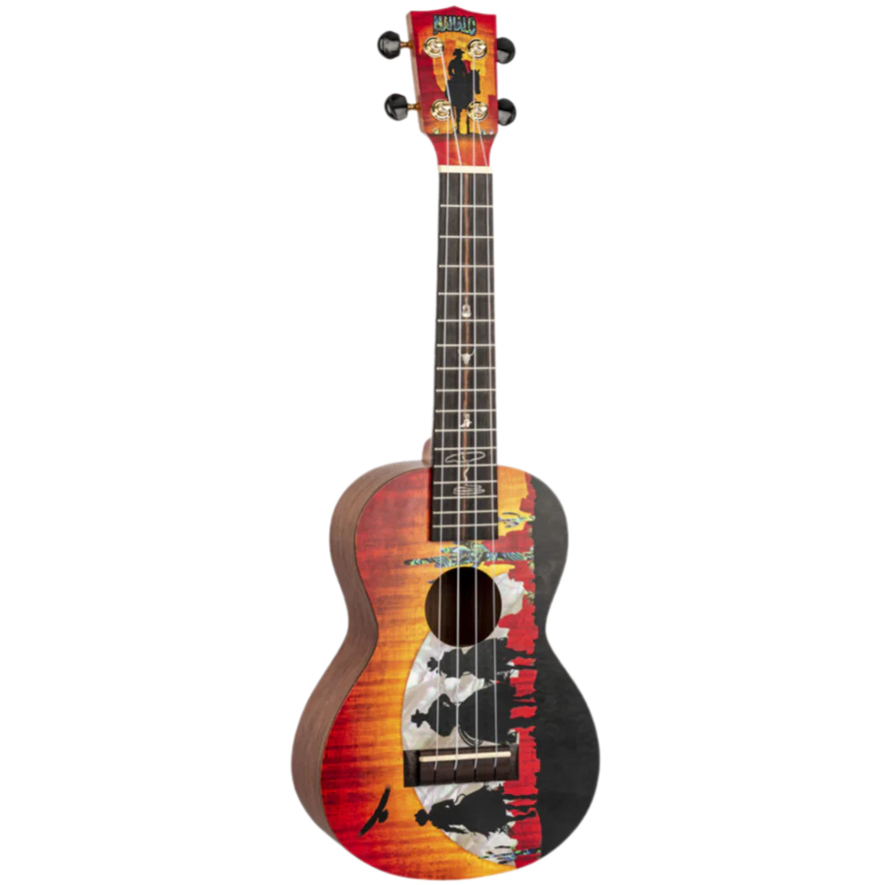 Mahalo MA2WW Artist Elite Series Wild West Concert With Bag Ukulele
