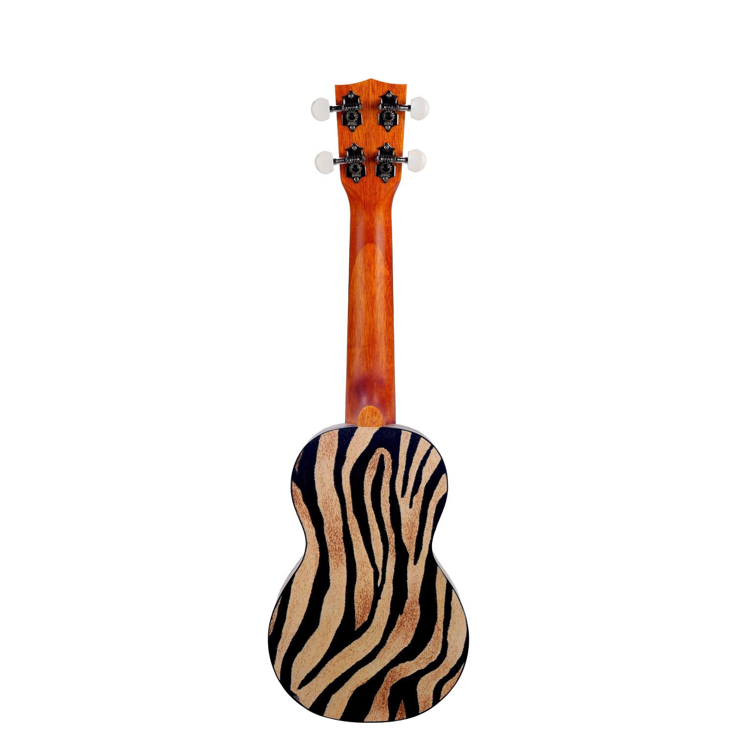 Mahalo MA1ZE Art II Series Zebra Soprano With Bag Ukulele