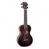 Mahalo MH2VTTBK Hano Series Trans Black EQ Concert With Padded Bag Ukulele