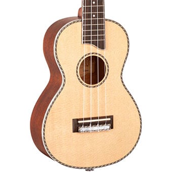 Mahalo MP2 Pearl Series Natural Concert With Bag Ukulele