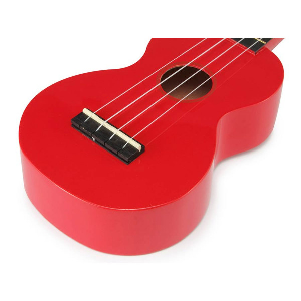Mahalo MR1TRD Rainbow Series Soprano Trans Red With Bag Ukulele