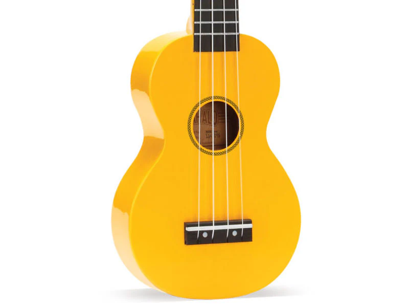 Mahalo MR1YW Rainbow Series Soprano Yellow With Bag Ukulele