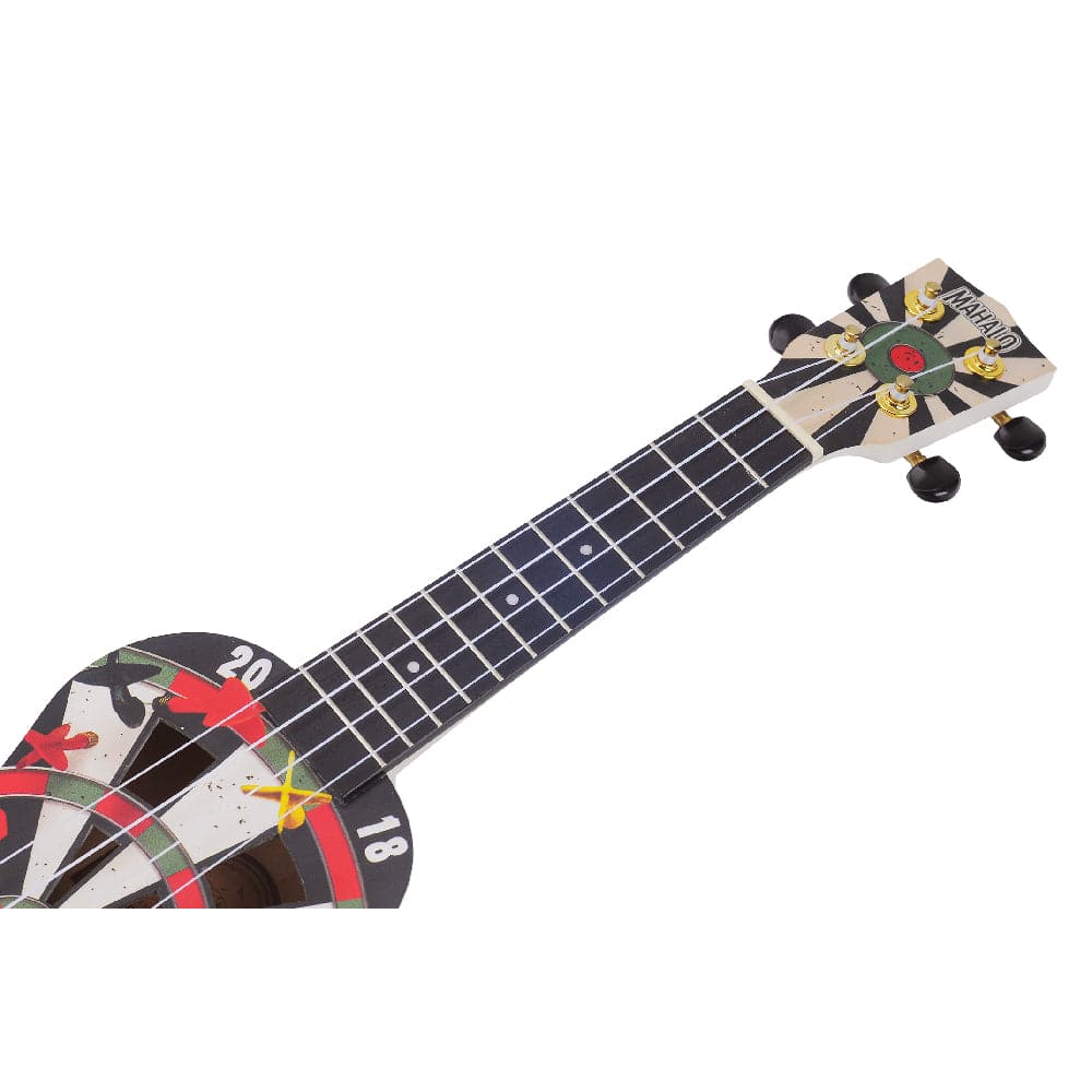 Mahalo MA1DR Art Series Dart Blue Soprano With Bag Ukulele