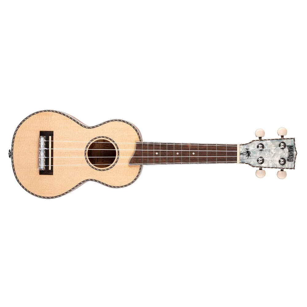 Mahalo MP2E Pearl Series EQ3 Natural Soprano With Bag Ukulele