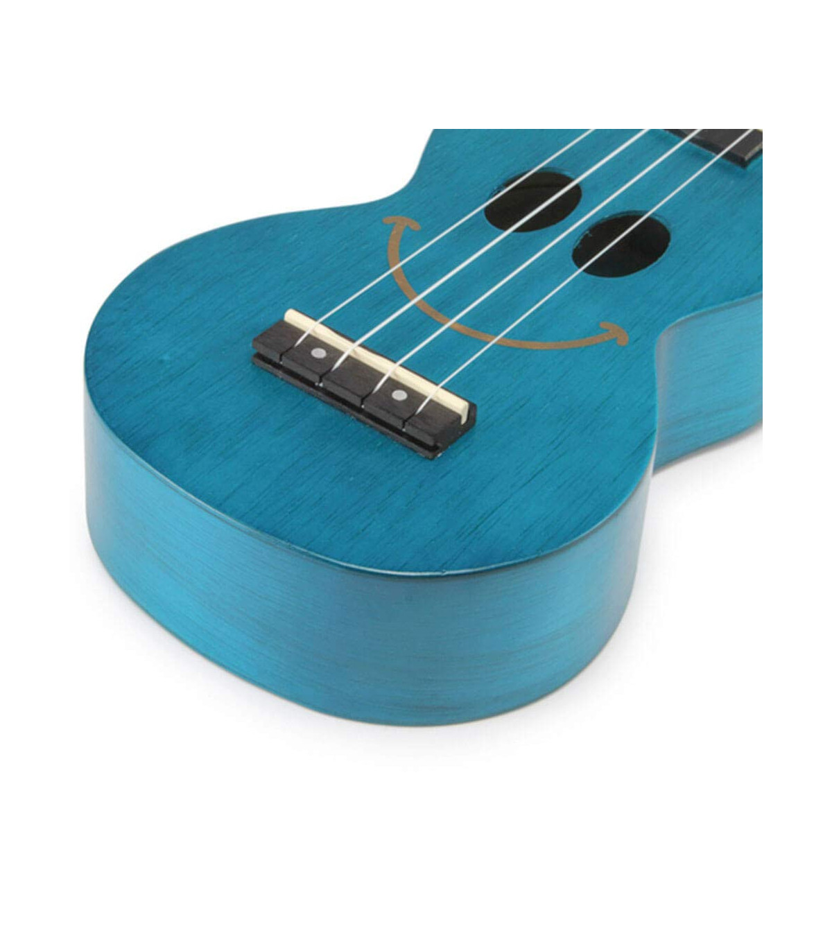 Mahalo U-SMILE-TBU Series Soprano Trans Blue With Bag Ukulele