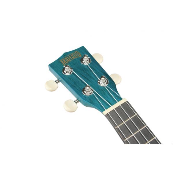 Mahalo U-SMILE-TBU Series Soprano Trans Blue With Bag Ukulele