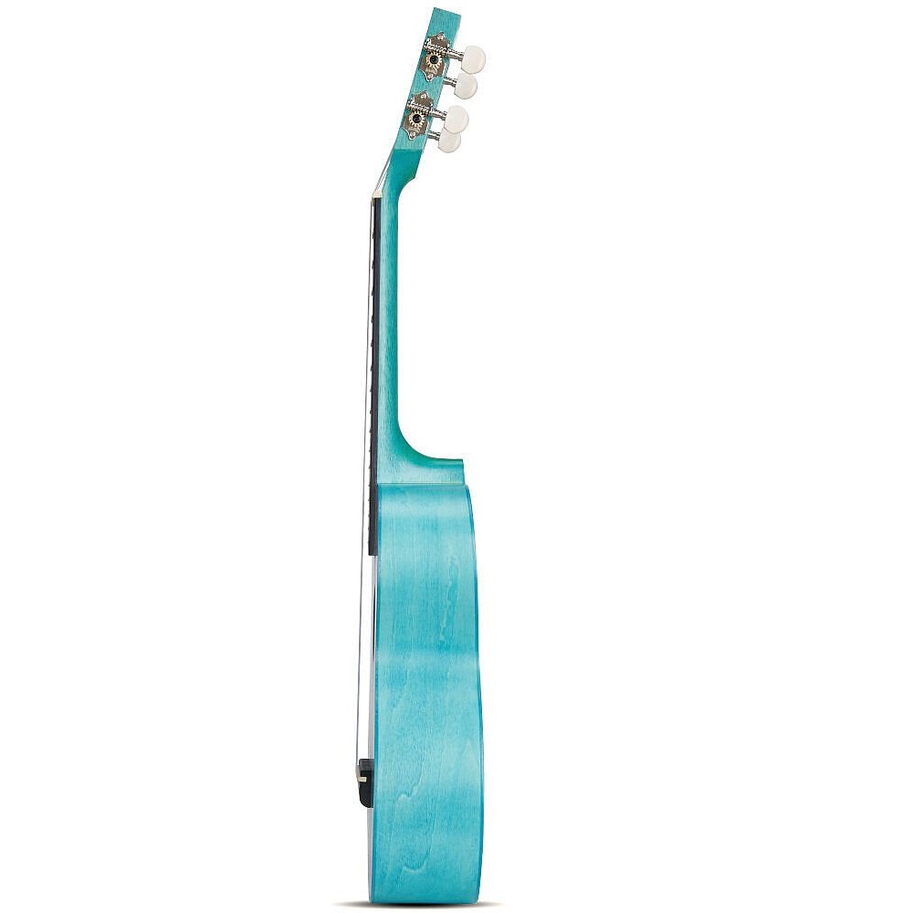 Mahalo ML2AB Island Series Aqua Blue Concert With Bag Ukulele