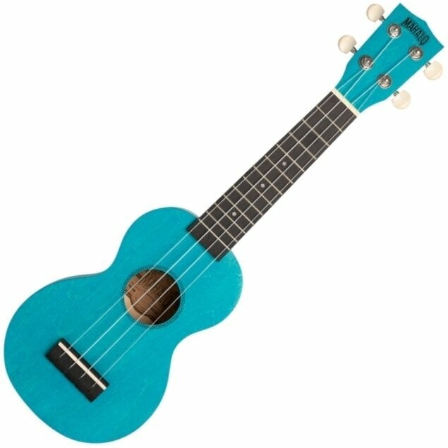 Mahalo ML1AB Island Series Aqua Blue Soprano With Bag Ukulele
