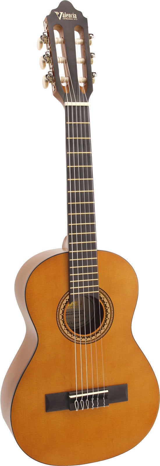Valencia VC201NAT 200 Series 1/4 Vintage Natural Classical Guitar