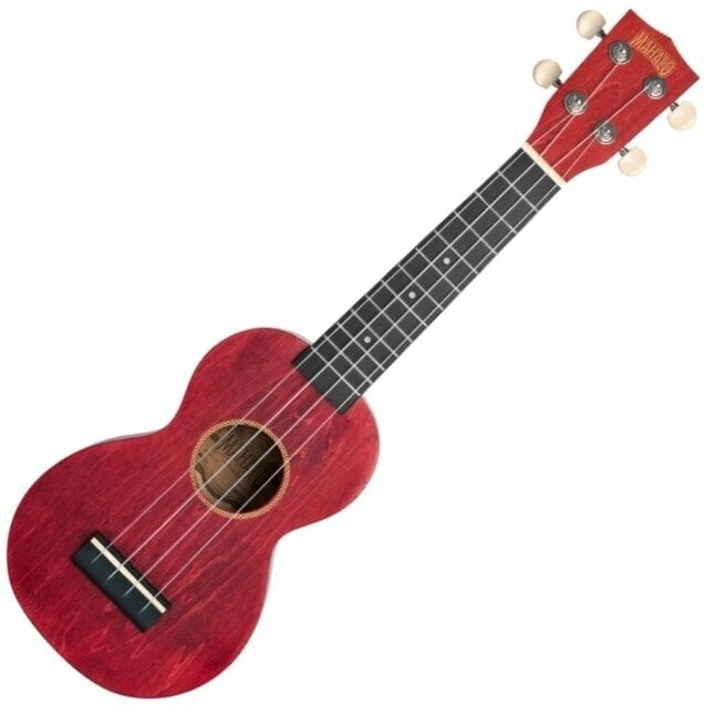 Mahalo ML1CR Island Series Cherry Red Soprano With Bag Ukulele