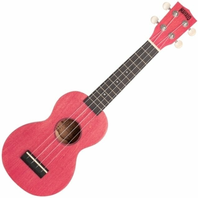 Mahalo ML1CP Island Series Coral Pink Soprano With Bag Ukulele