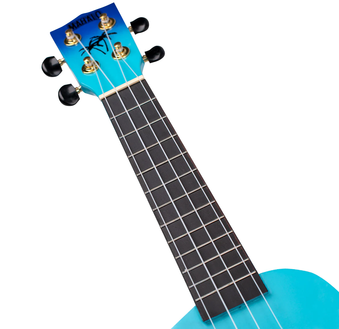 Mahalo MD1HABUB Hawaii Blue Burst Soprano With Bag Ukulele