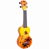Mahalo MD1HBORB Hibiscus Orange Burst Soprano With Bag Ukulele