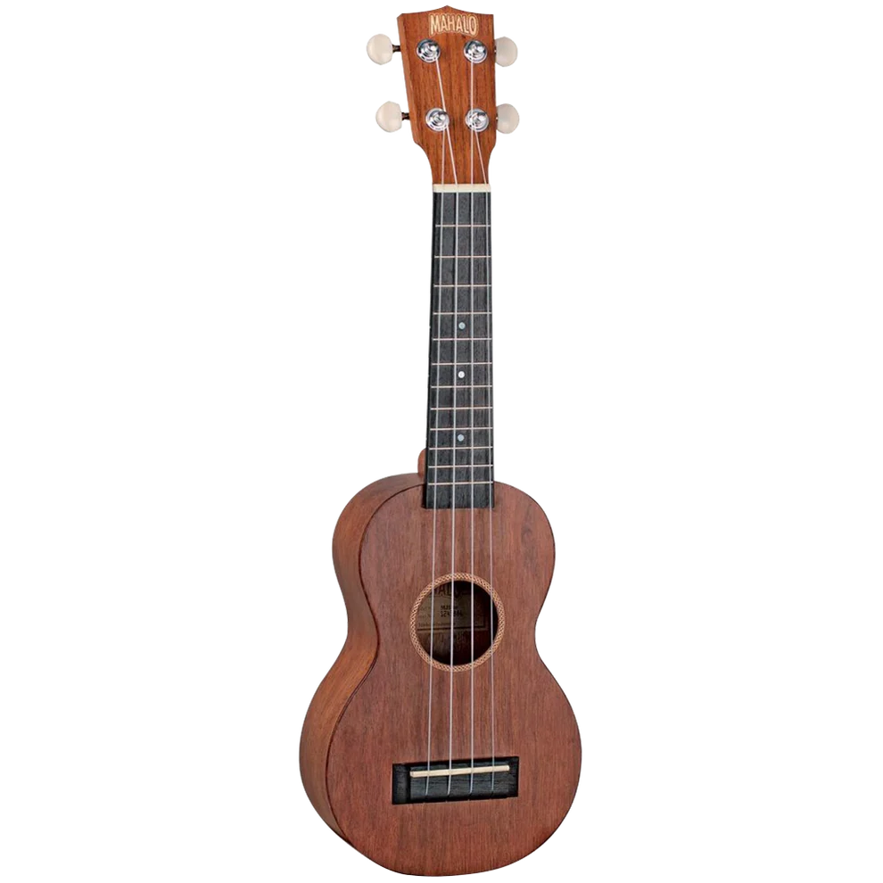 Mahalo MJ1TBR Java Series Trans Brown Soprano With Bag Ukulele