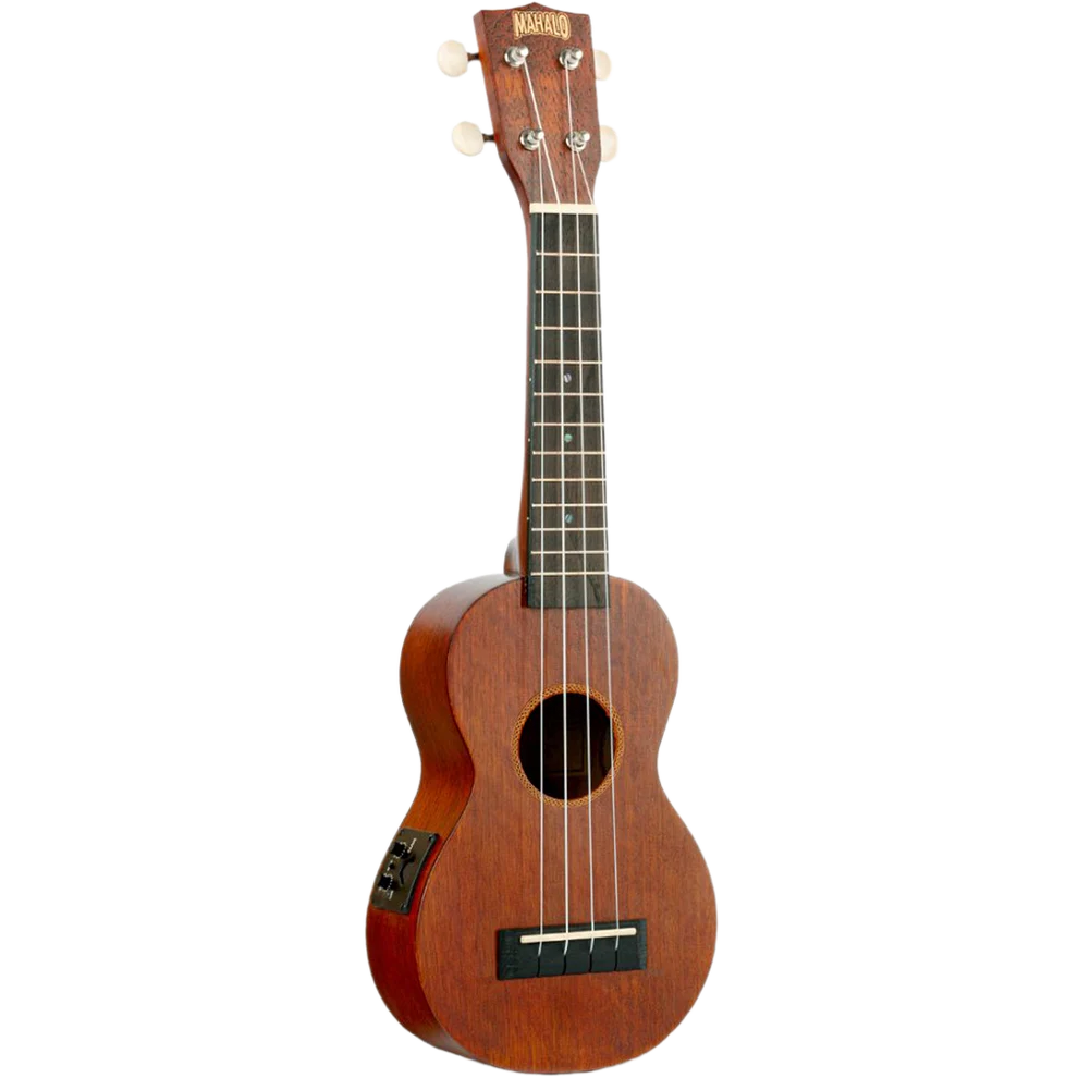 Mahalo MJ2BATBR Java Batik Series Trans Brown Concert With Bag Ukulele