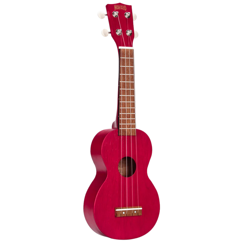 Mahalo MK1TRD Kahiko Series Soprano Red With Bag Ukulele