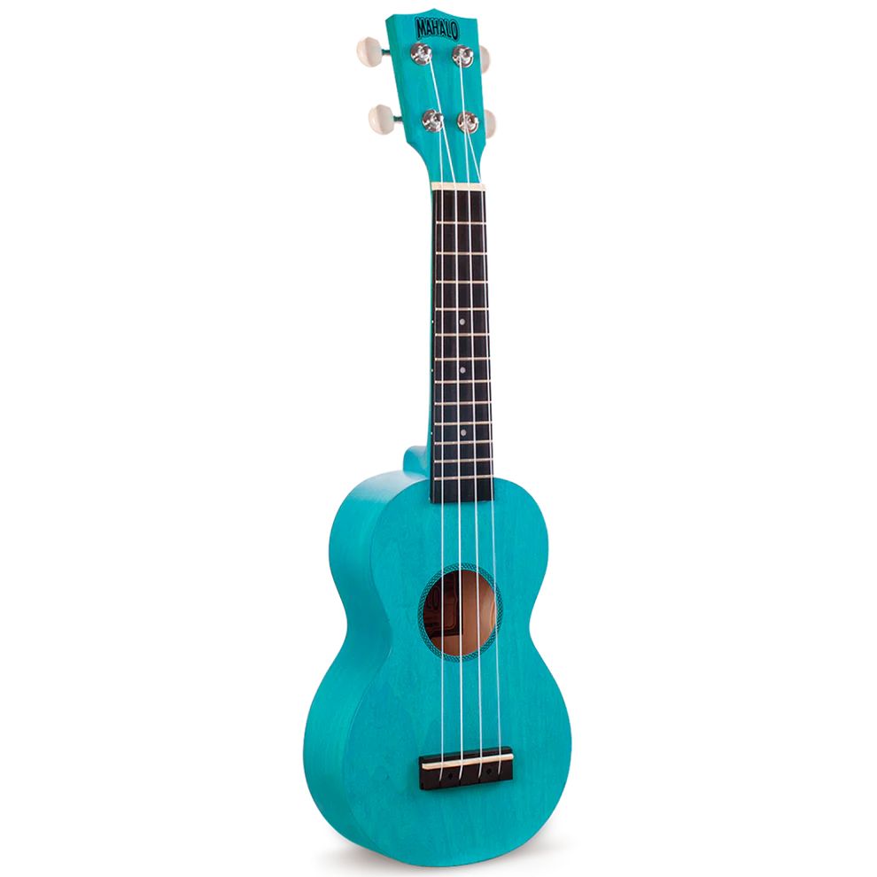 Mahalo ML1AB Island Series Aqua Blue Soprano With Bag Ukulele