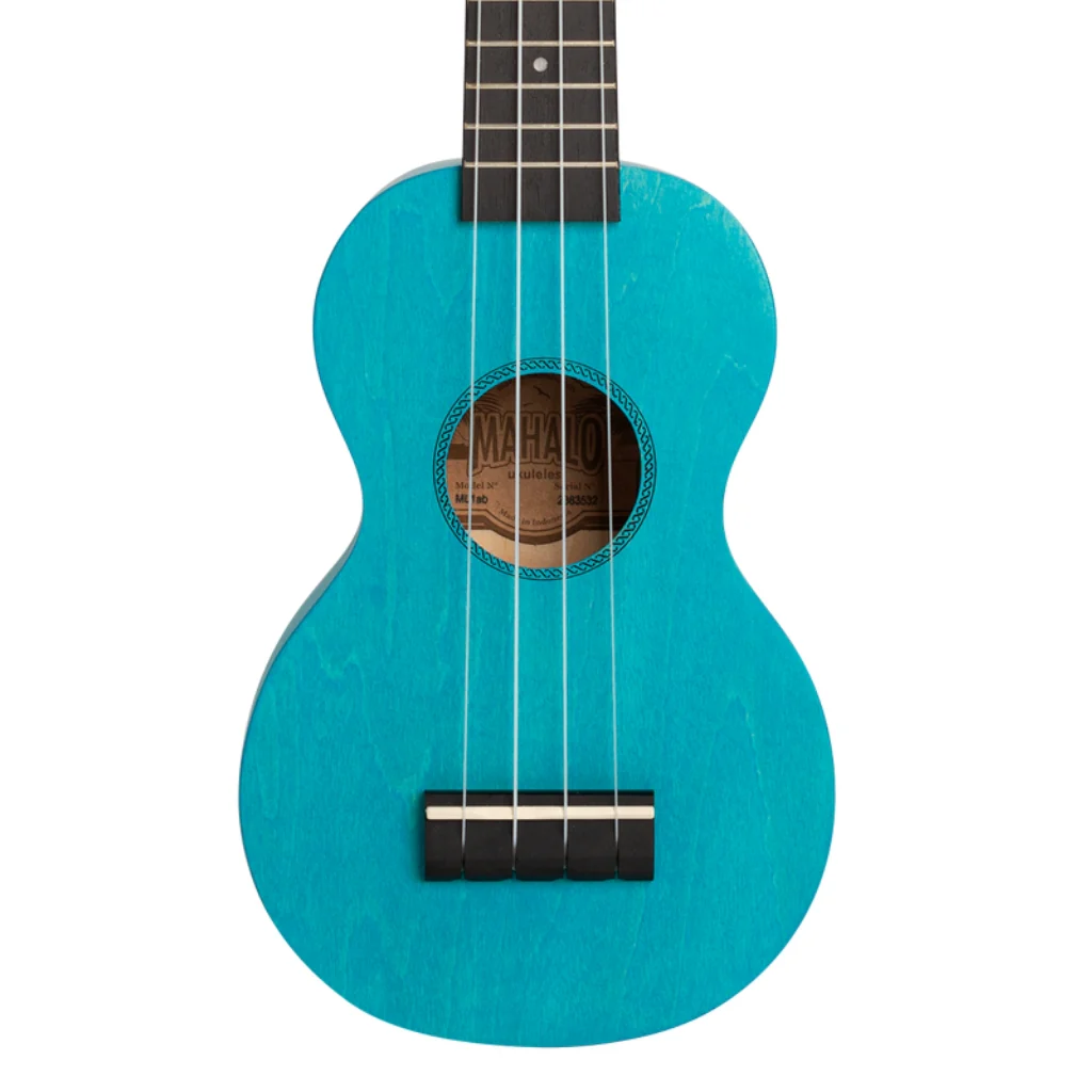 Mahalo ML1AB Island Series Aqua Blue Soprano With Bag Ukulele