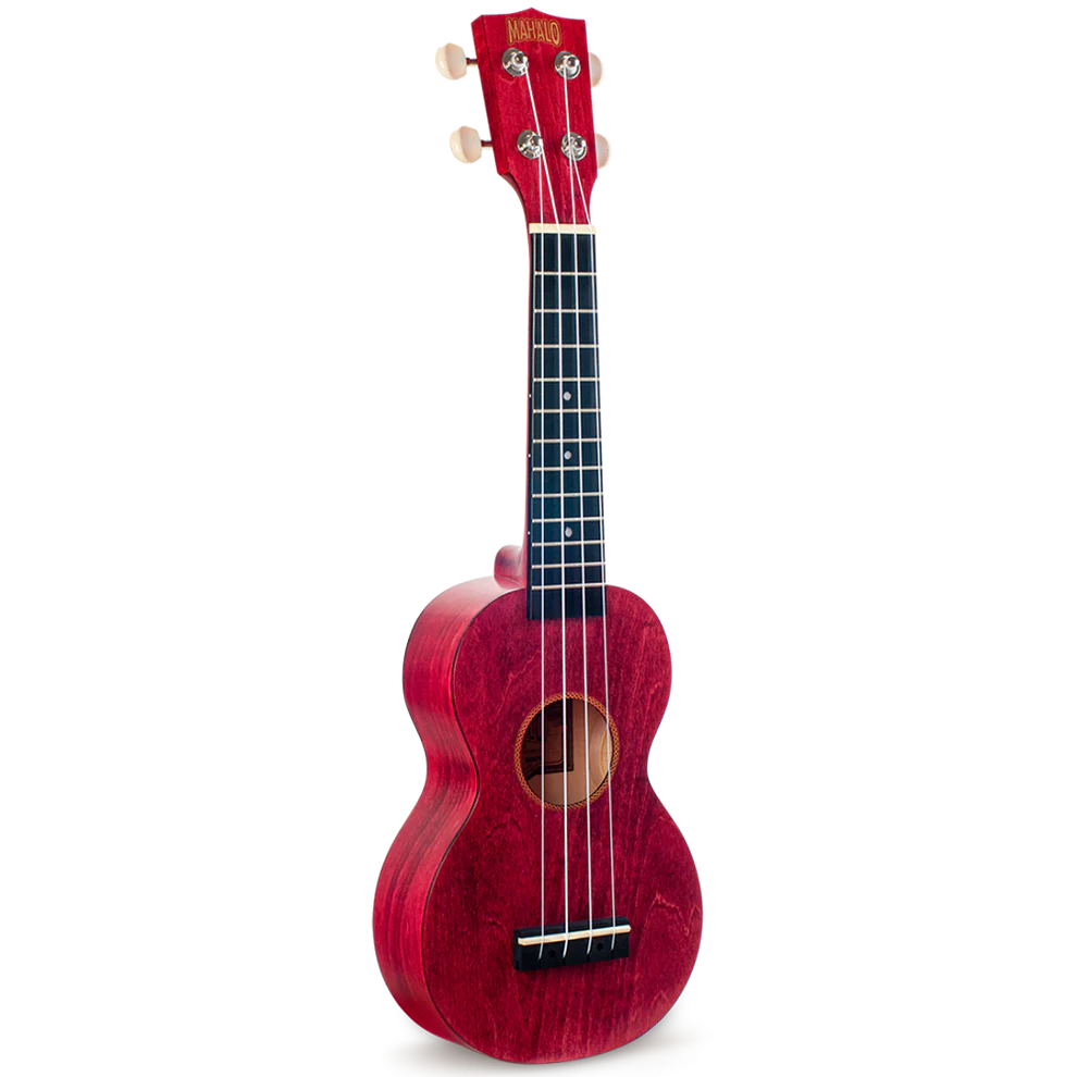 Mahalo ML1CR Island Series Cherry Red Soprano With Bag Ukulele