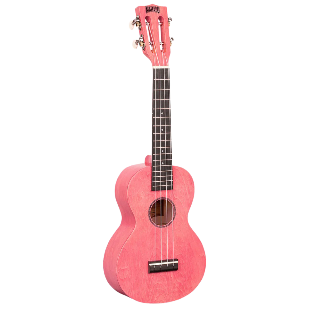 Mahalo ML2CP Island Series Coral Pink Concert With Bag Ukulele