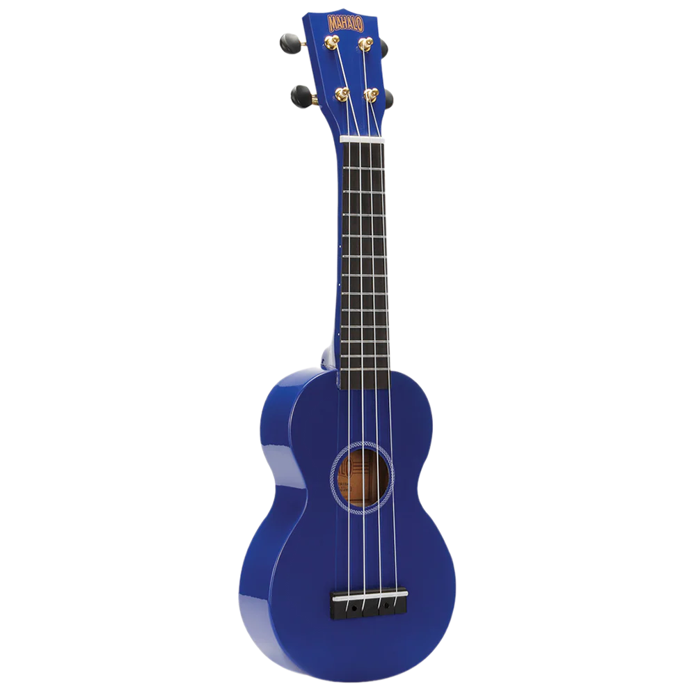 Mahalo MR1TBR Rainbow Series Soprano Trans Blue With Bag Ukulele