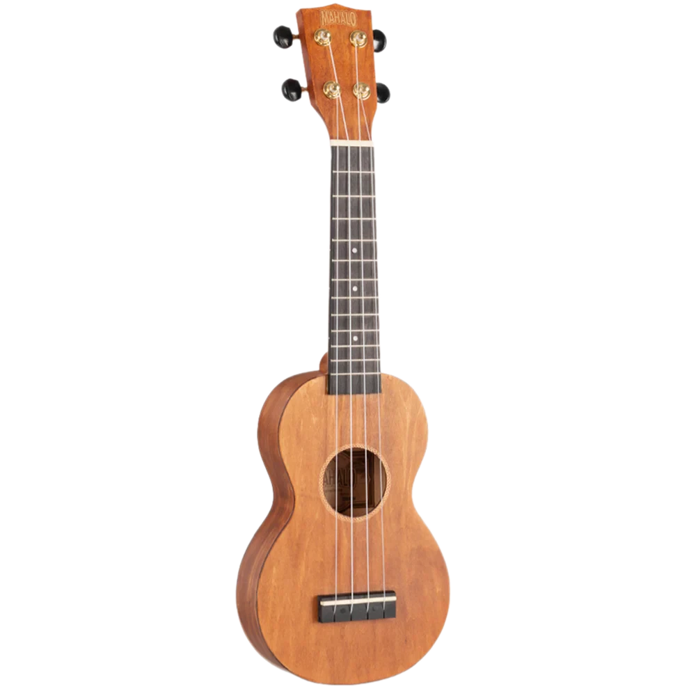 Mahalo MK1BATBR Kahiko Batik Series Soprano Brown With Bag Ukulele