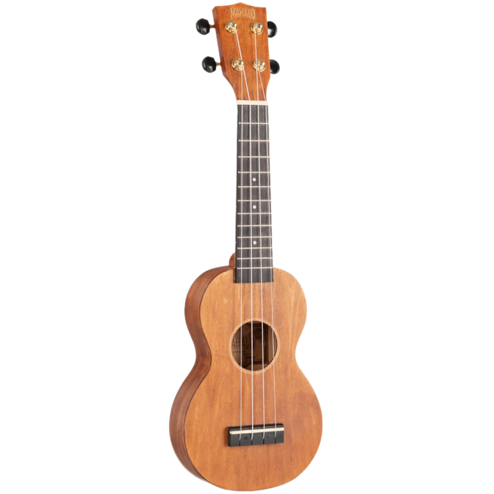 Mahalo MS1TBR Slimline Series Trans Brown With Bag Ukulele