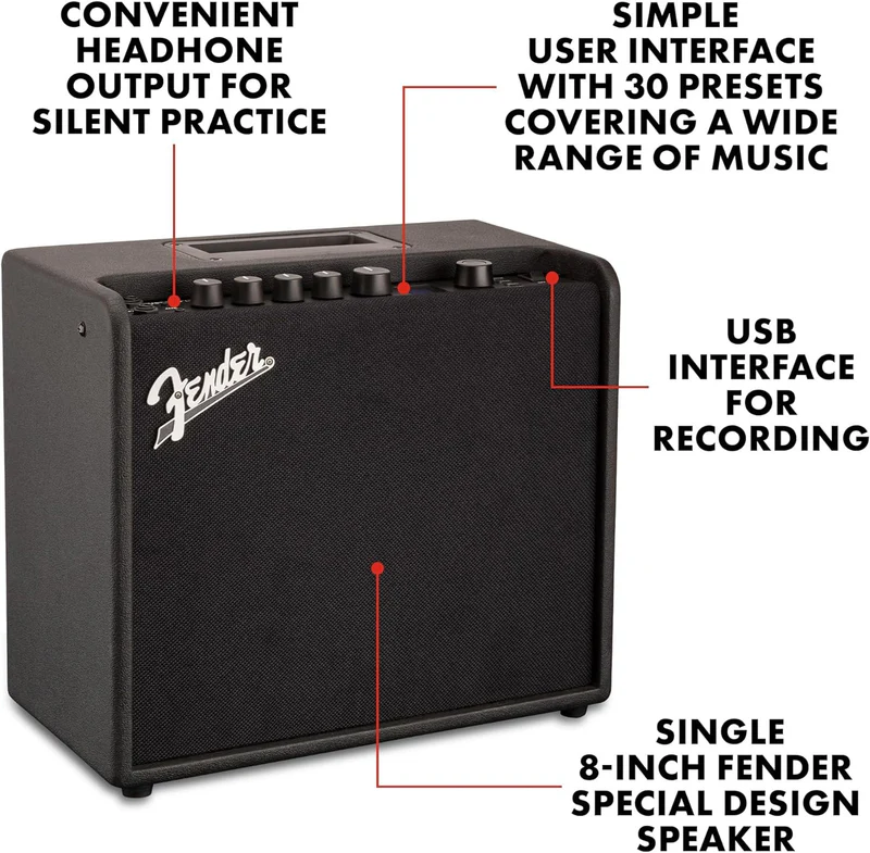 Fender Mustang LT25 25W Digital Guitar Amplifier