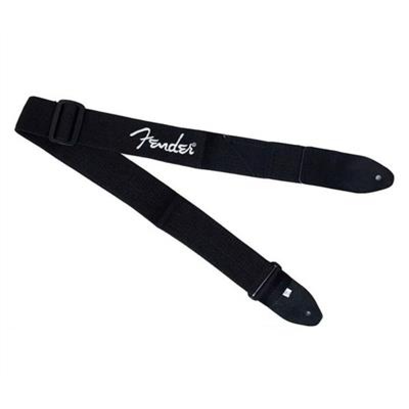 Fender 990662080 BLK/White Poly Guitar Strap