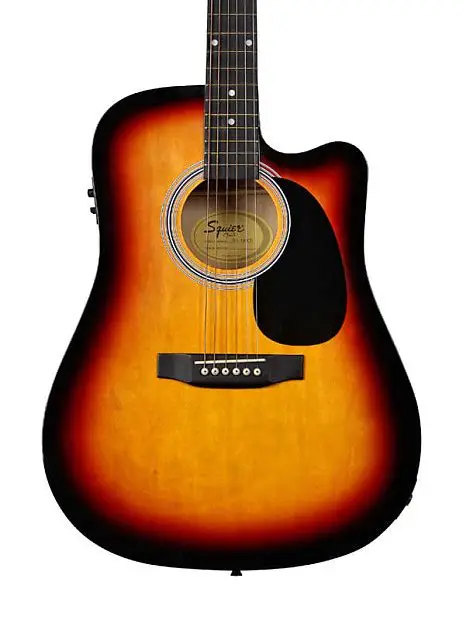 Fender Squier SA-105CE Sunburst Electro-Acoustic Guitar