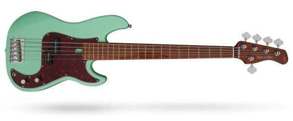Sire P5 Alder-5 MLG P5 Series 5 String Alder Mild Green Bass Guitar