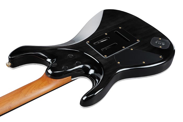 Ibanez AZ47P1QM-BIB AZ Premium Series With Bag Black Ice Brust Electric Guitar