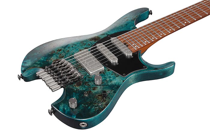 Ibanez Q547PB-COL Q Standard Series HEADLESS 7 String With Bag Electric Guitar