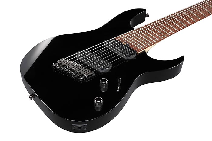 Ibanez RGMS8-BK RG Series Standard 8 String Electric Guitar