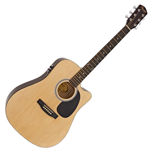 Fender Squier SA-105CE Natural Electro-Acoustic Guitar