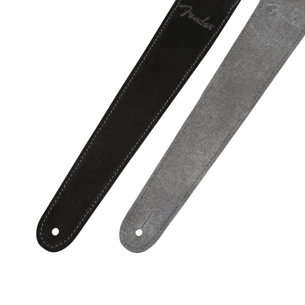 Fender 990691006 Black/Gray Reversible Suede Guitar Strap