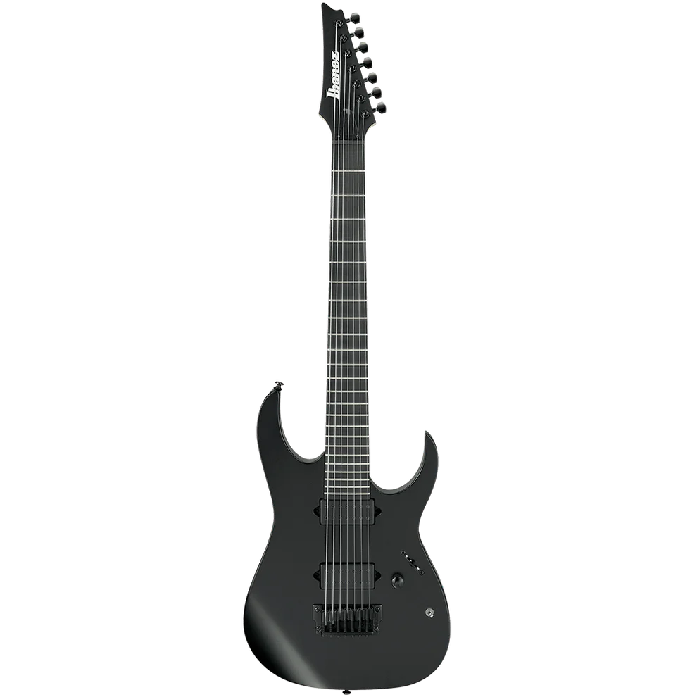 Ibanez RGIXL7-BKF RG Series Standard 7 String Black Flat Electric Guitar