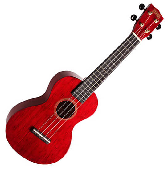 Mahalo MH2TWR Hano Series Trans Wine Red Concert With Bag Ukulele