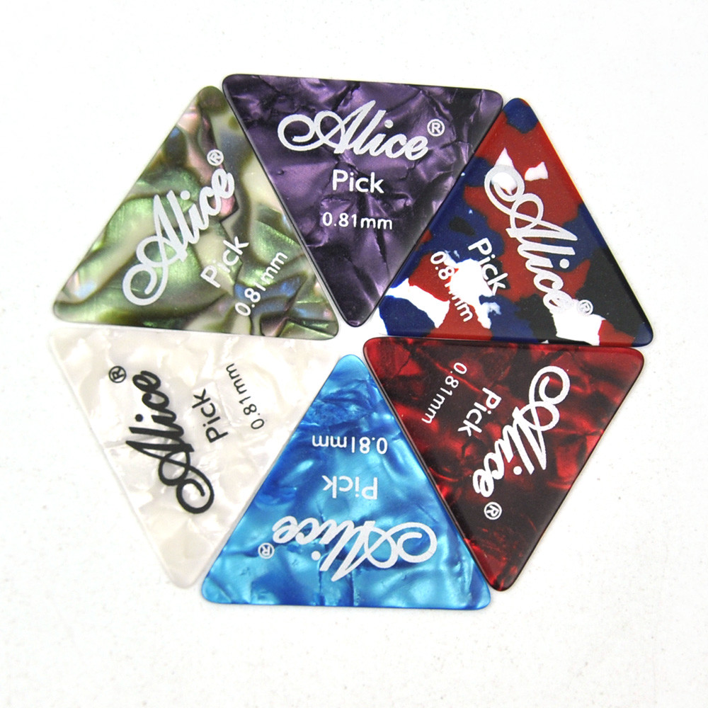 Alice AP-ALT Celluloid Triangular Plectrum