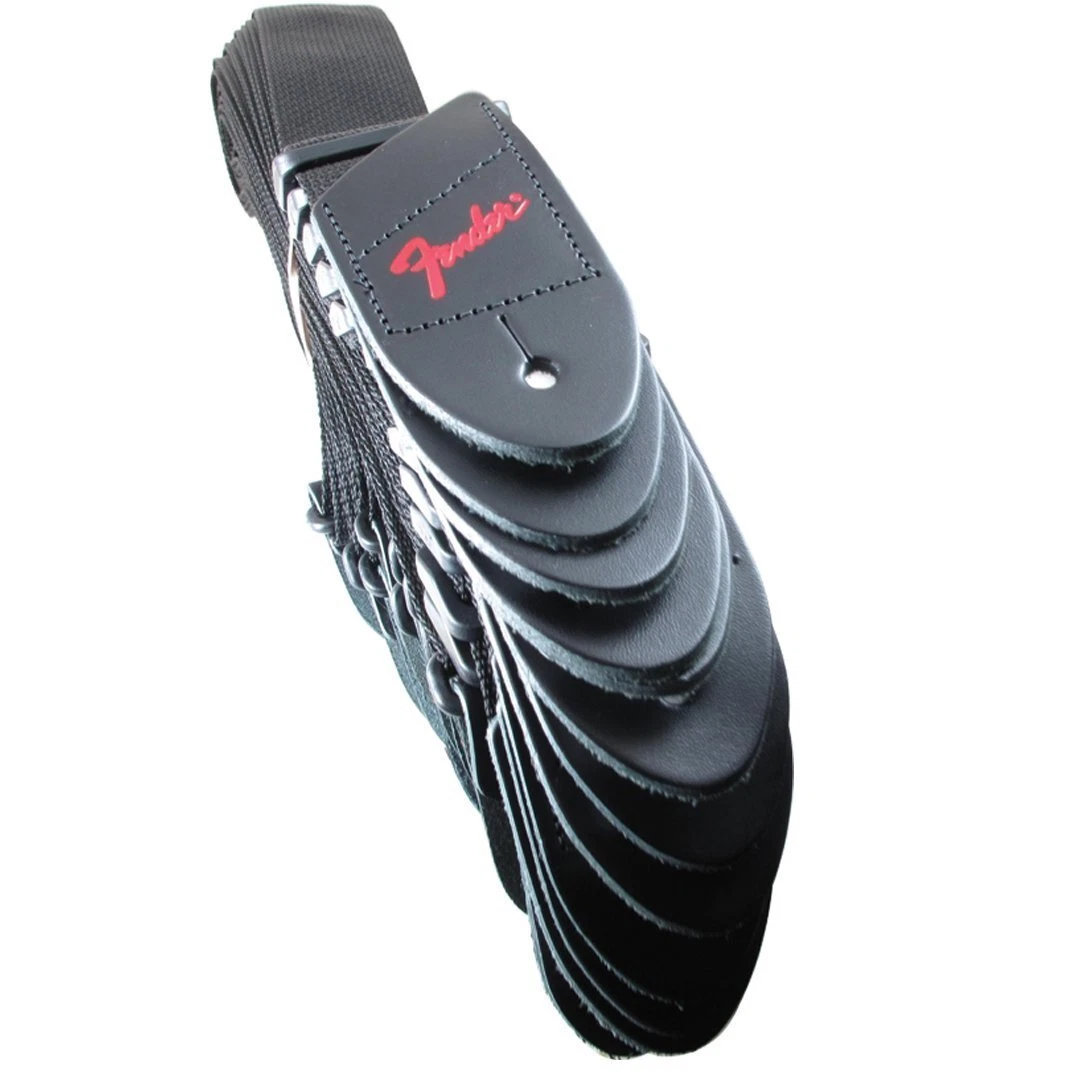 Fender 990606049 Poly Stap Pack of 12 with Pick & Strap Asst