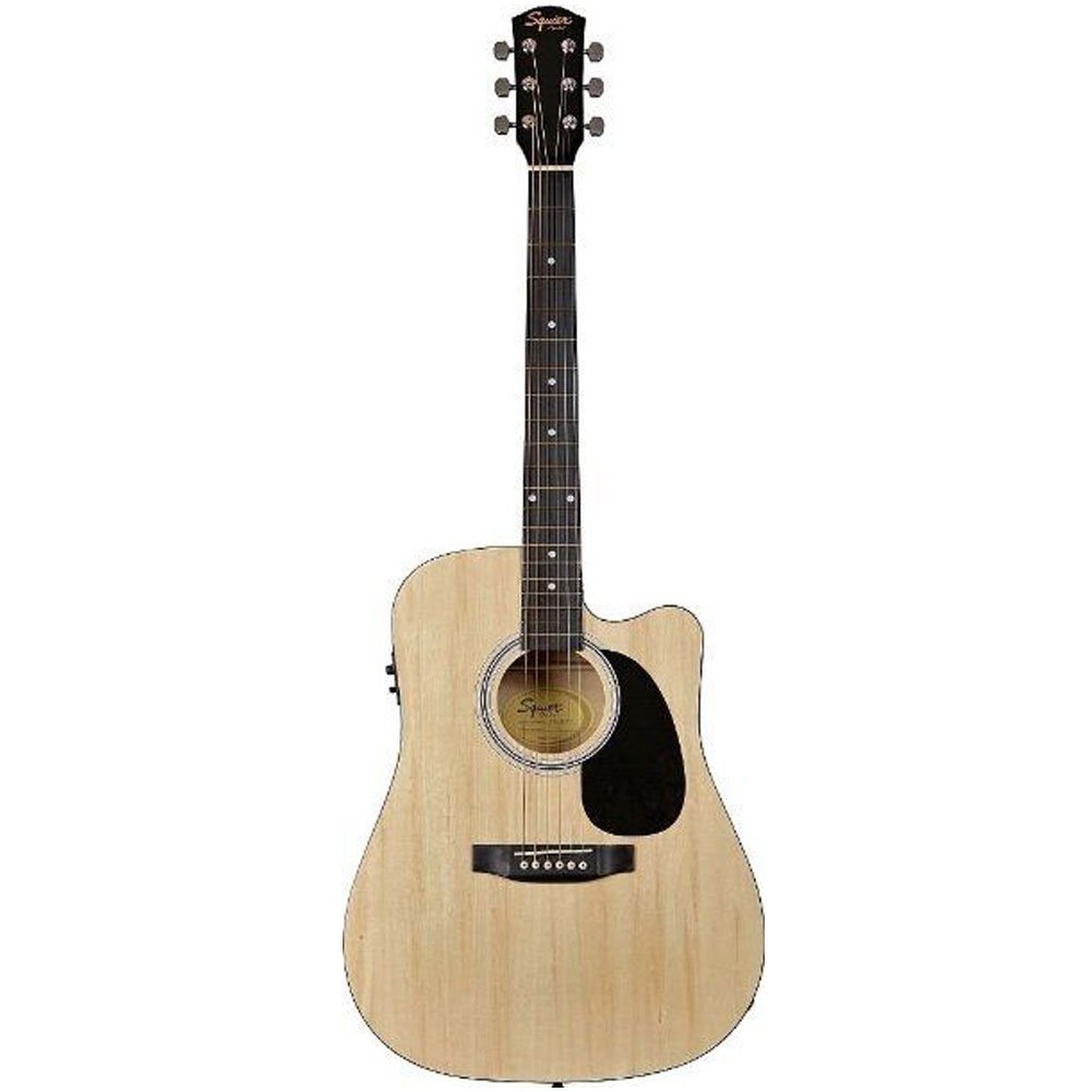 Fender Squier SA-105CE Natural Electro-Acoustic Guitar