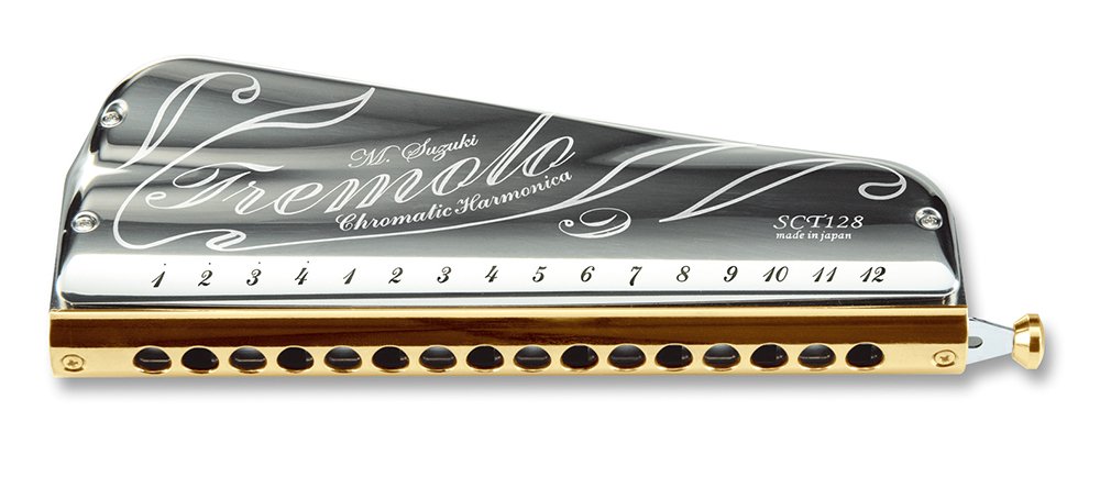 Suzuki SCT-128C Tremolo Chromatic Harmonica