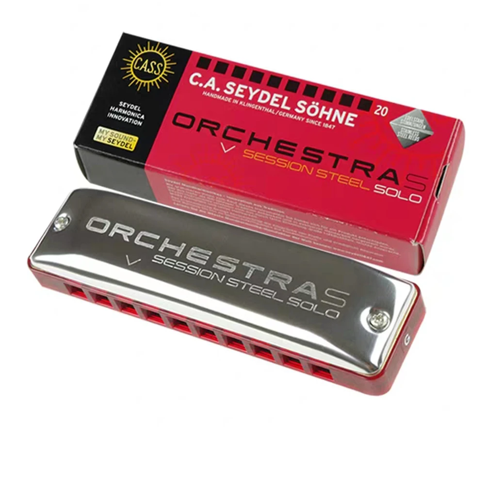 Seydel 10330A Blues Orchestra S Seccion Steel Key A Harmonica