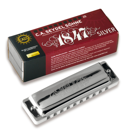 Seydel 16301C Blues 1847 Silver Key C Harmonica