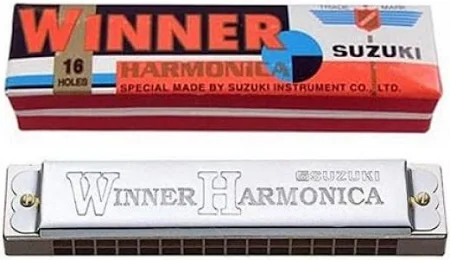 Suzuki W-16C Winner Series / Tremolo Harmonica