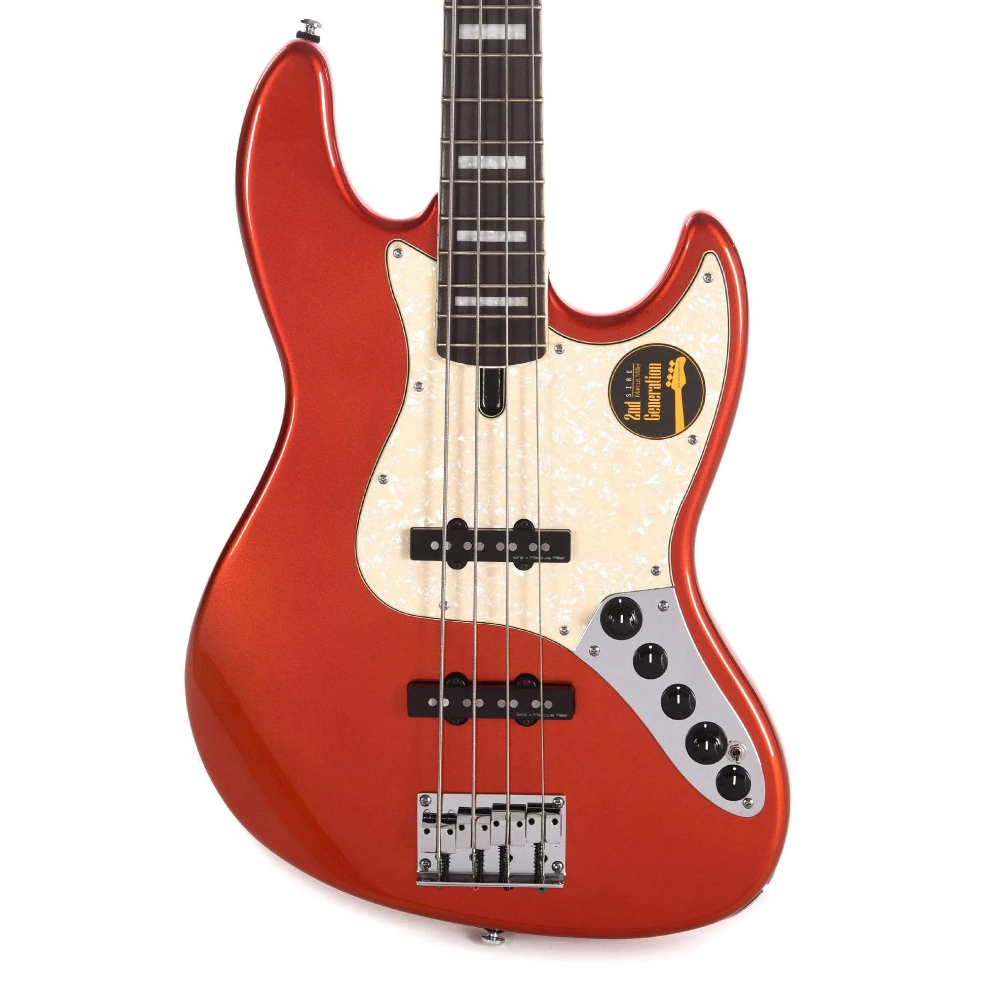 Sire V7 Alder-4 BMR V7 Series 4 String Alder Bright Metallic Red Bass Guitar