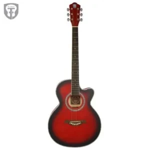 Techno TMR239C Red Acoustic Guitar