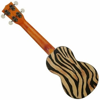 Mahalo MA1ZE Art II Series Zebra Soprano With Bag Ukulele